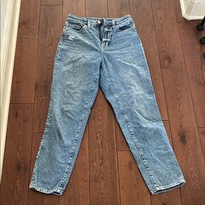 Denim Blue Straight Leg Women's Jeans